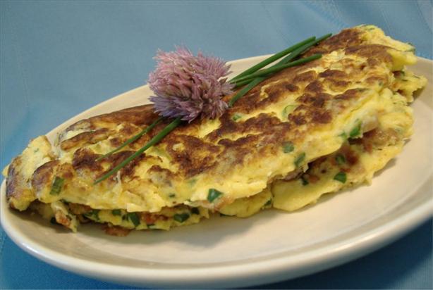 Omelet met haringfilets