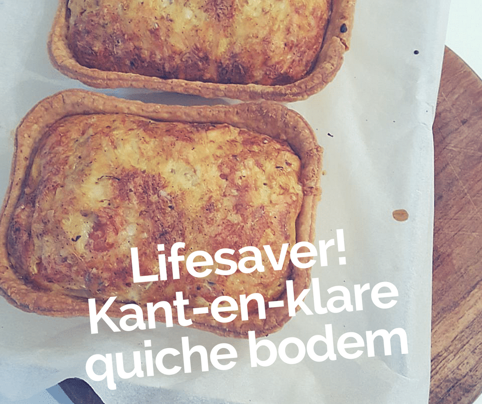 Lifesaver! Kant-en-klare quiche bodem